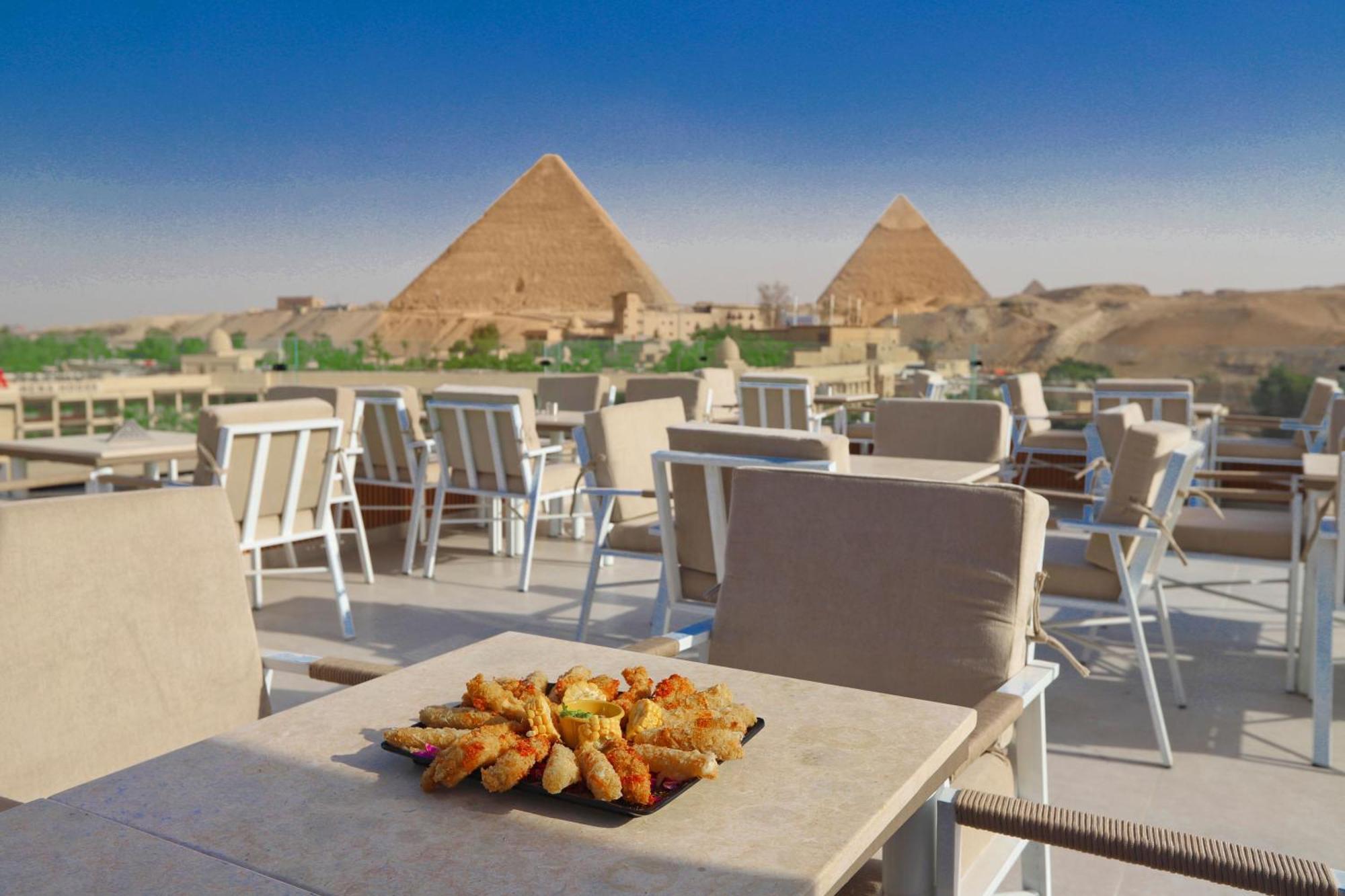 Gaia Pyramids Hotel Kafret el-Gabal Exteriér fotografie