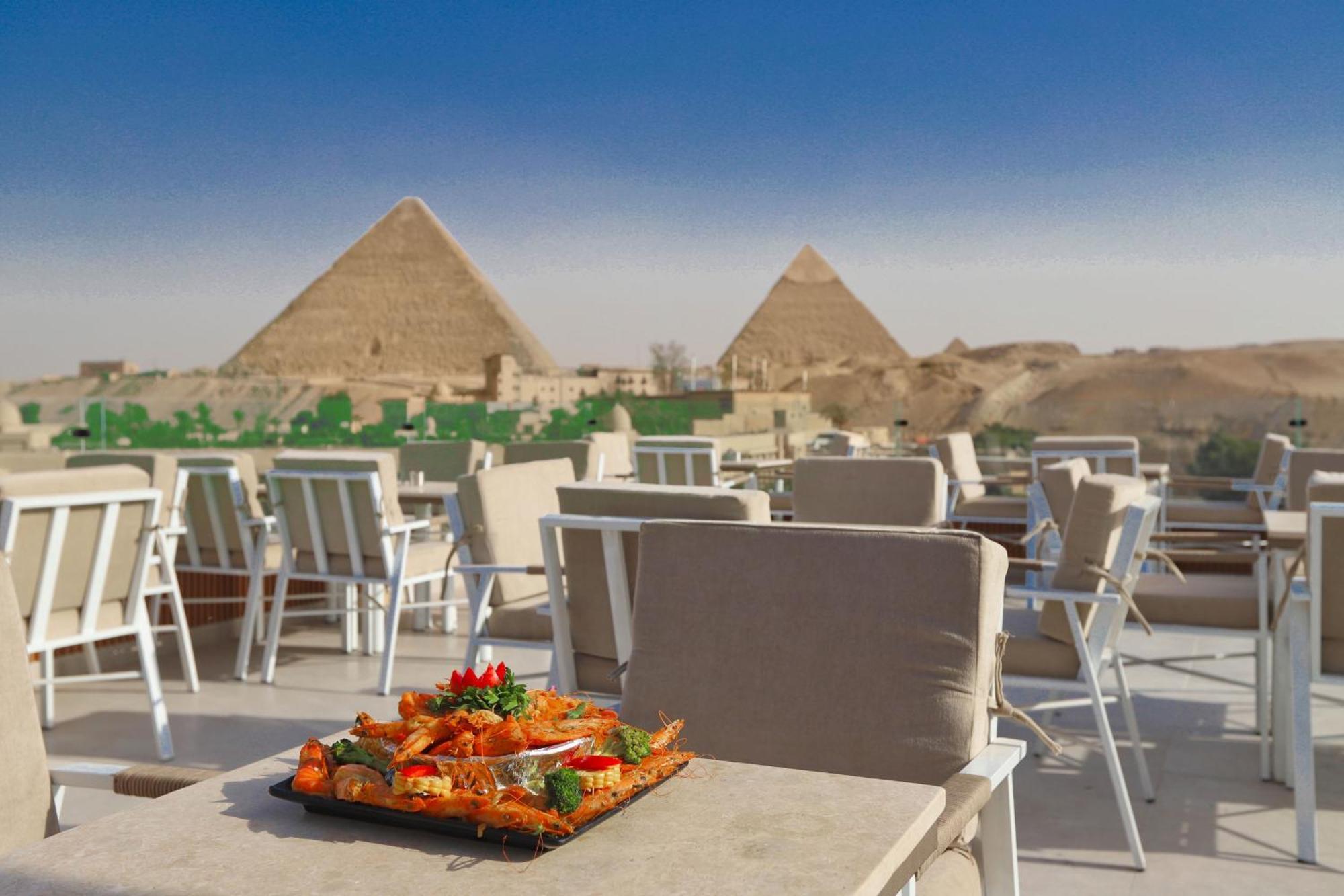 Gaia Pyramids Hotel Kafret el-Gabal Exteriér fotografie