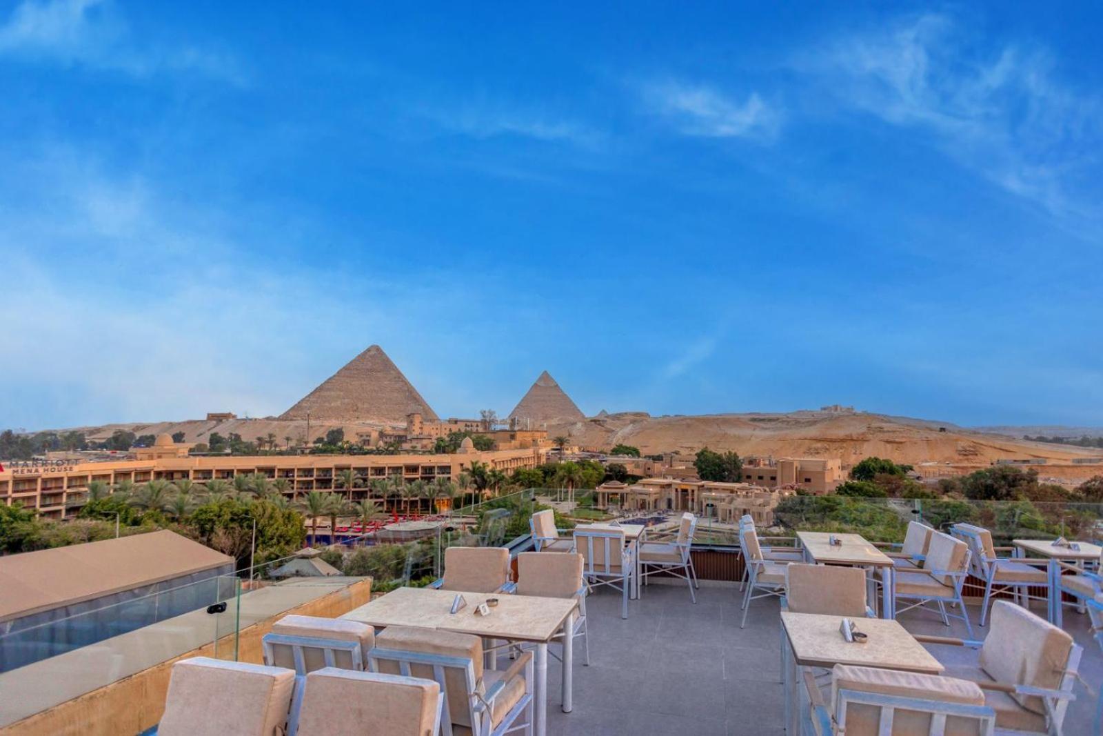 Gaia Pyramids Hotel Kafret el-Gabal Exteriér fotografie