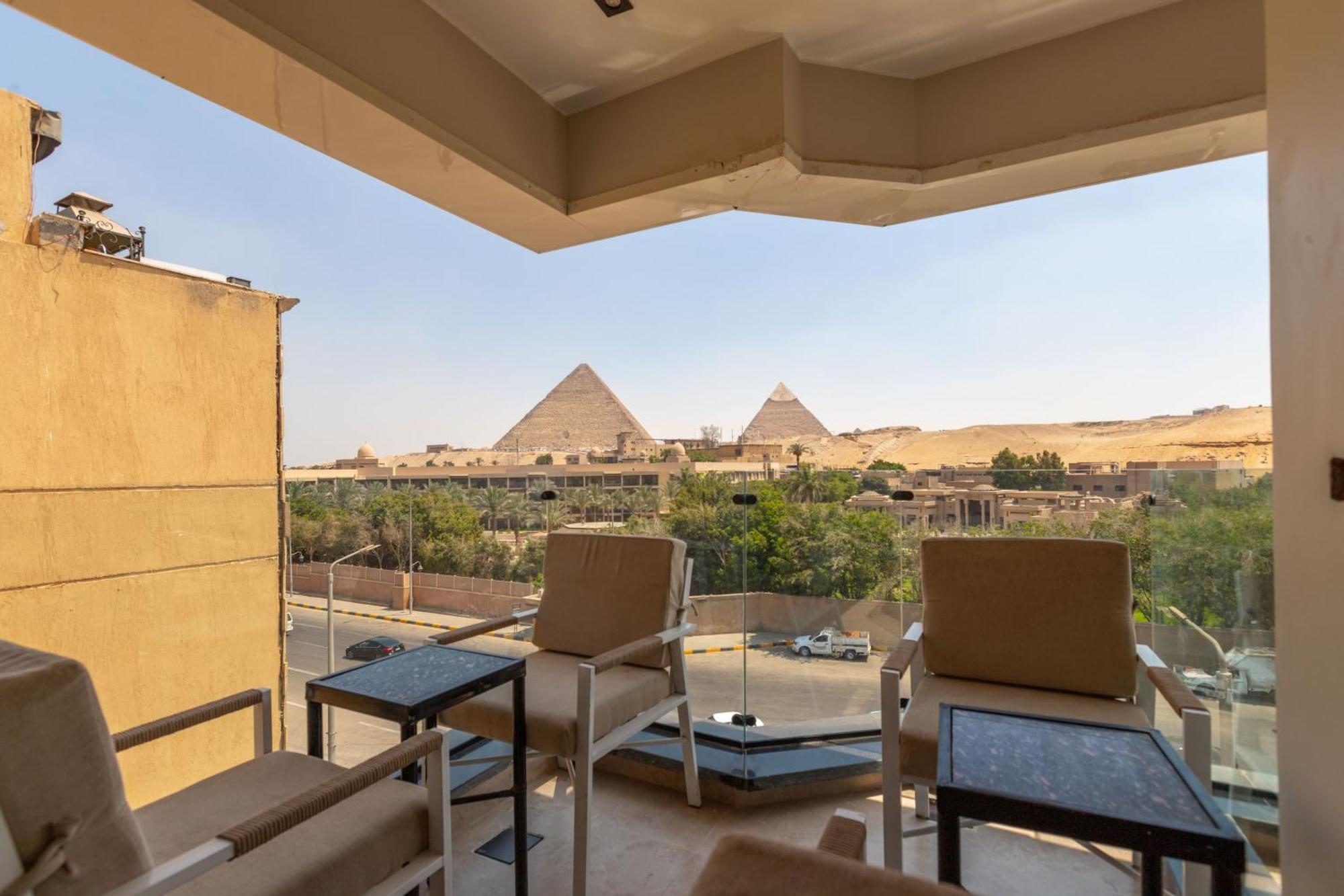 Gaia Pyramids Hotel Kafret el-Gabal Exteriér fotografie