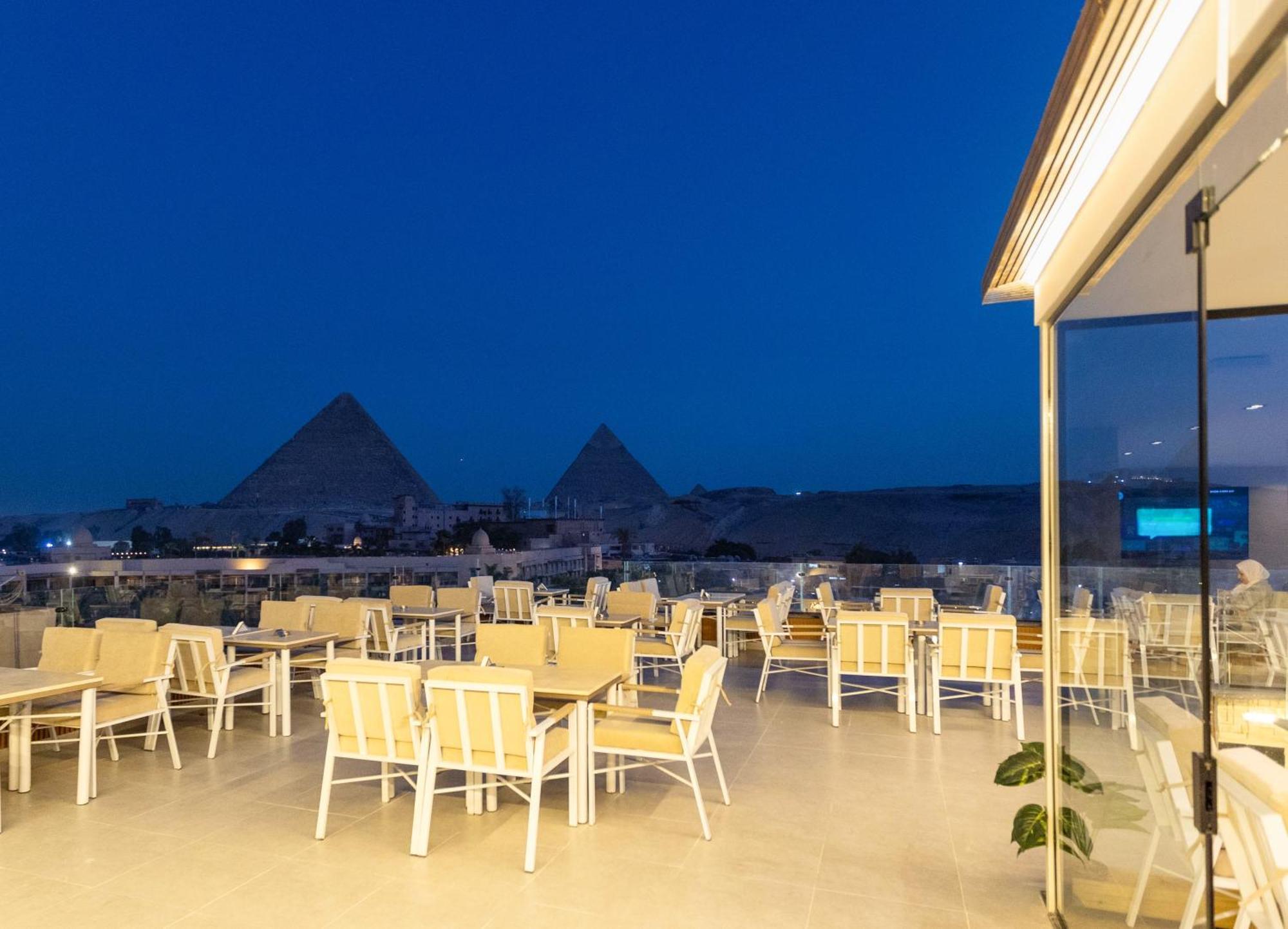 Gaia Pyramids Hotel Kafret el-Gabal Exteriér fotografie